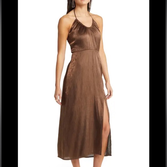 Nordstrom Dresses Scoop Neck Halter Dress By Open Edit Poshmark